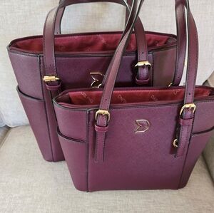 Darling Maroon Tote Bag Set